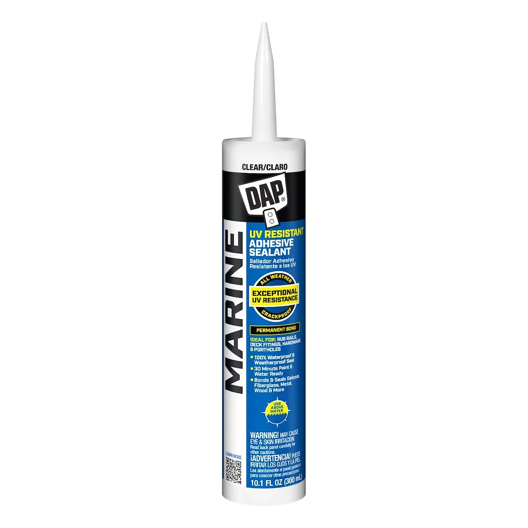 7079800771 – DAP Adhesive Sealant, Used To Seal And Bond Fiberglass/ Metal/ Woods/ Plastics For Marine Applications 1...